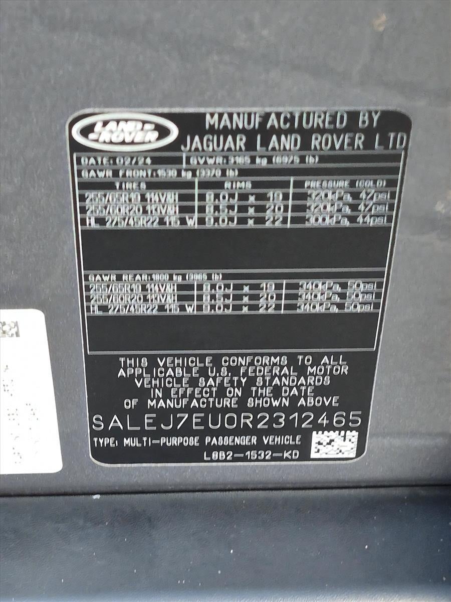 2024 Land Rover Defender 110 P400 S