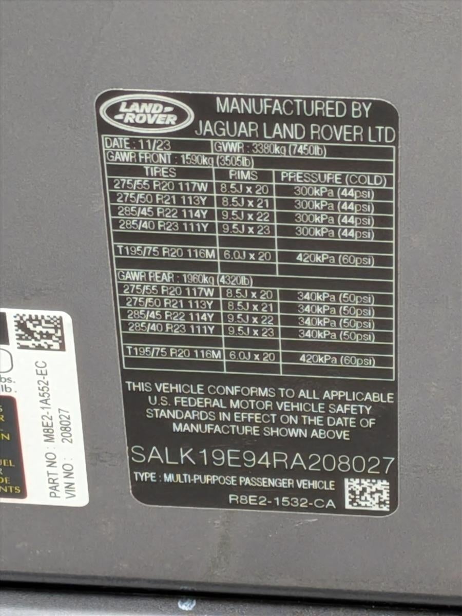 2024 Land Rover Range Rover P530 Autobiography SWB