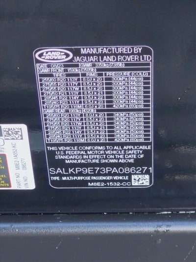 2023 Land Rover Range Rover P530 SE SWB