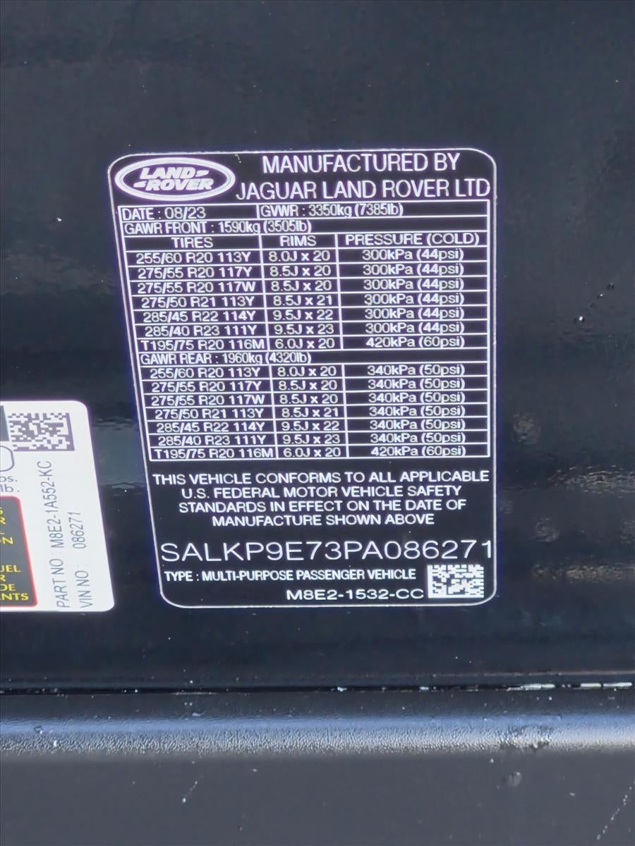 2023 Land Rover Range Rover P530 SE SWB