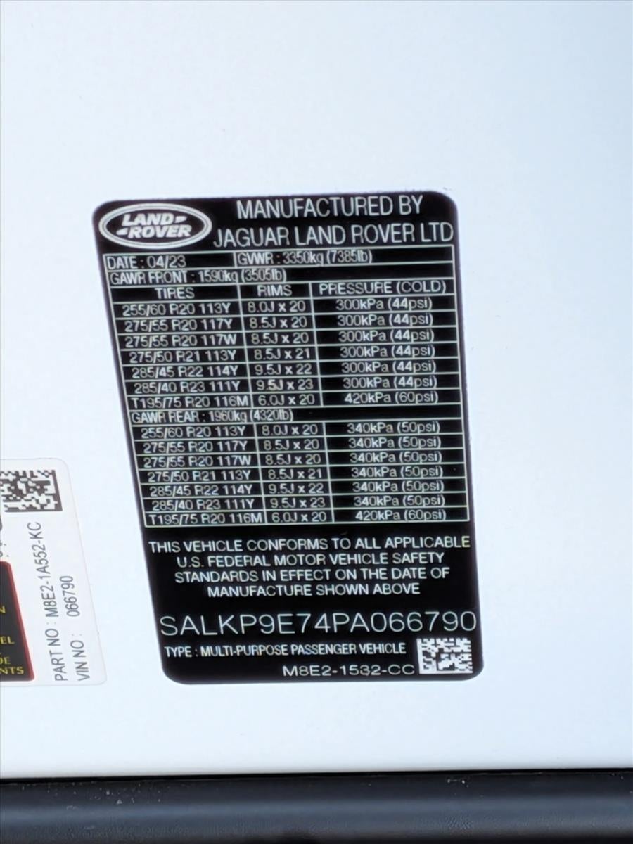 2023 Land Rover Range Rover P530 SE SWB