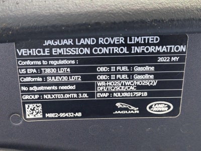 2022 Land Rover Range Rover P400 SE SWB