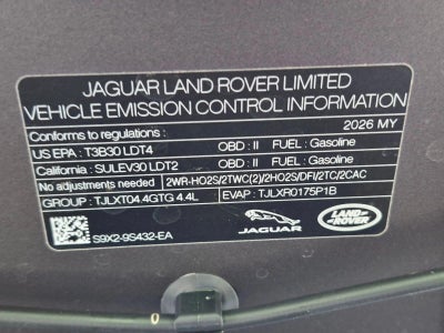 2026 Land Rover Range Rover P530 SE LWB 7 Seat