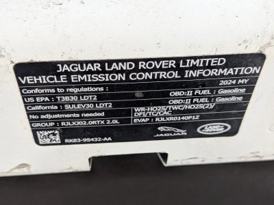 2024 Land Rover Range Rover Velar P250 Dynamic SE