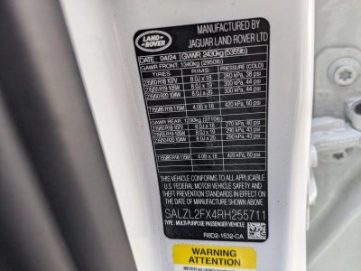 2024 Land Rover Range Rover Evoque Dynamic SE AWD