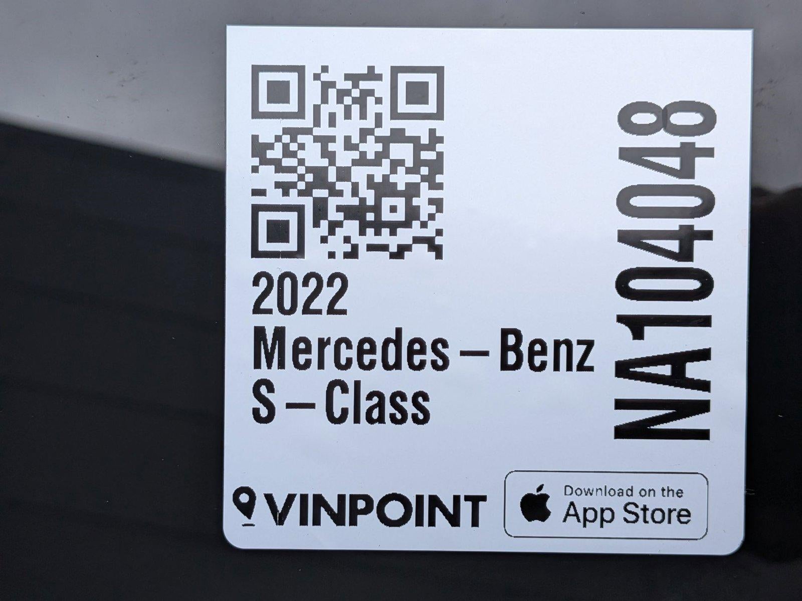 2022 Mercedes-Benz S-Class S 500 4MATIC® Sedan