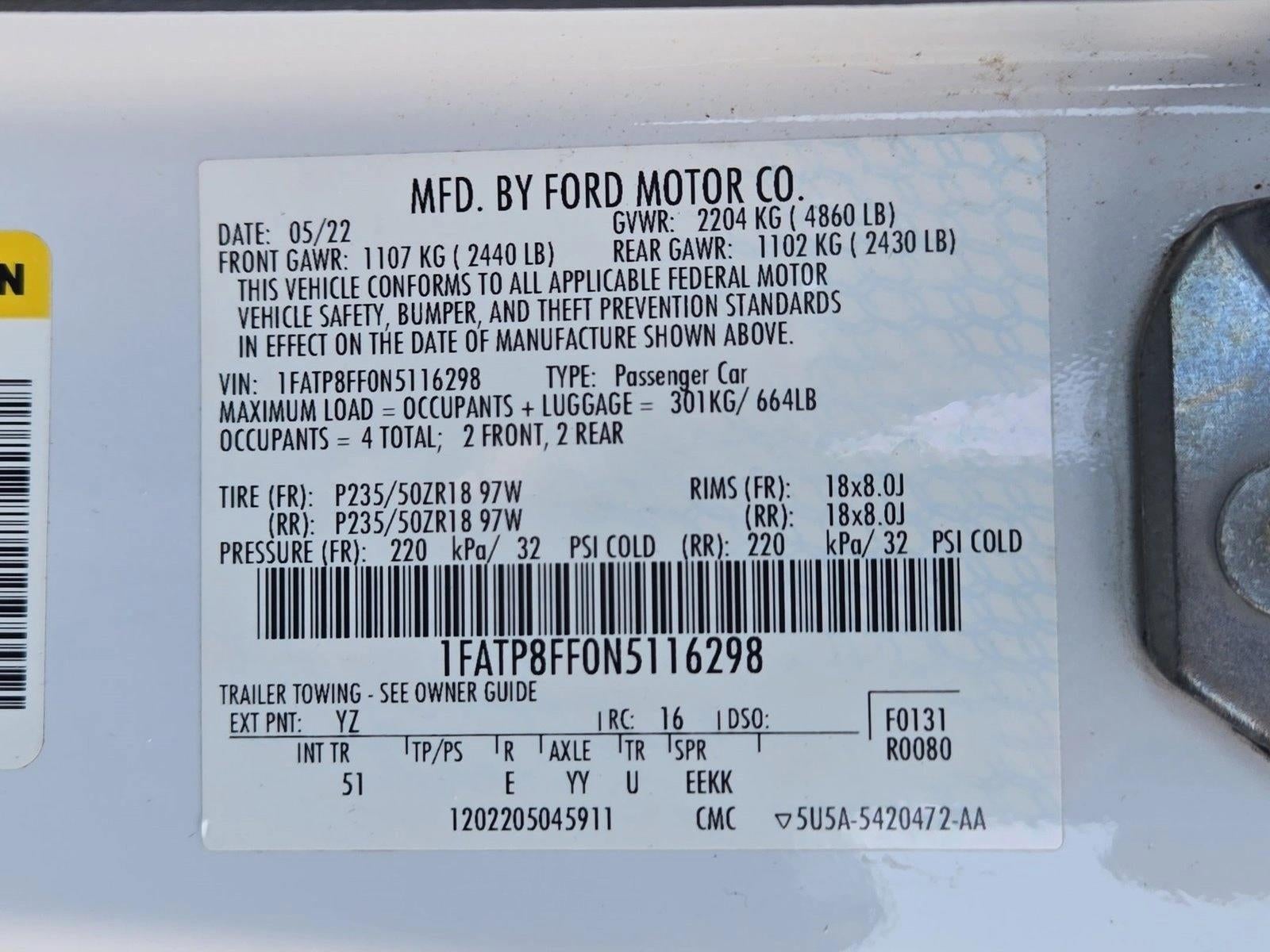 2022 Ford Mustang GT Premium Convertible