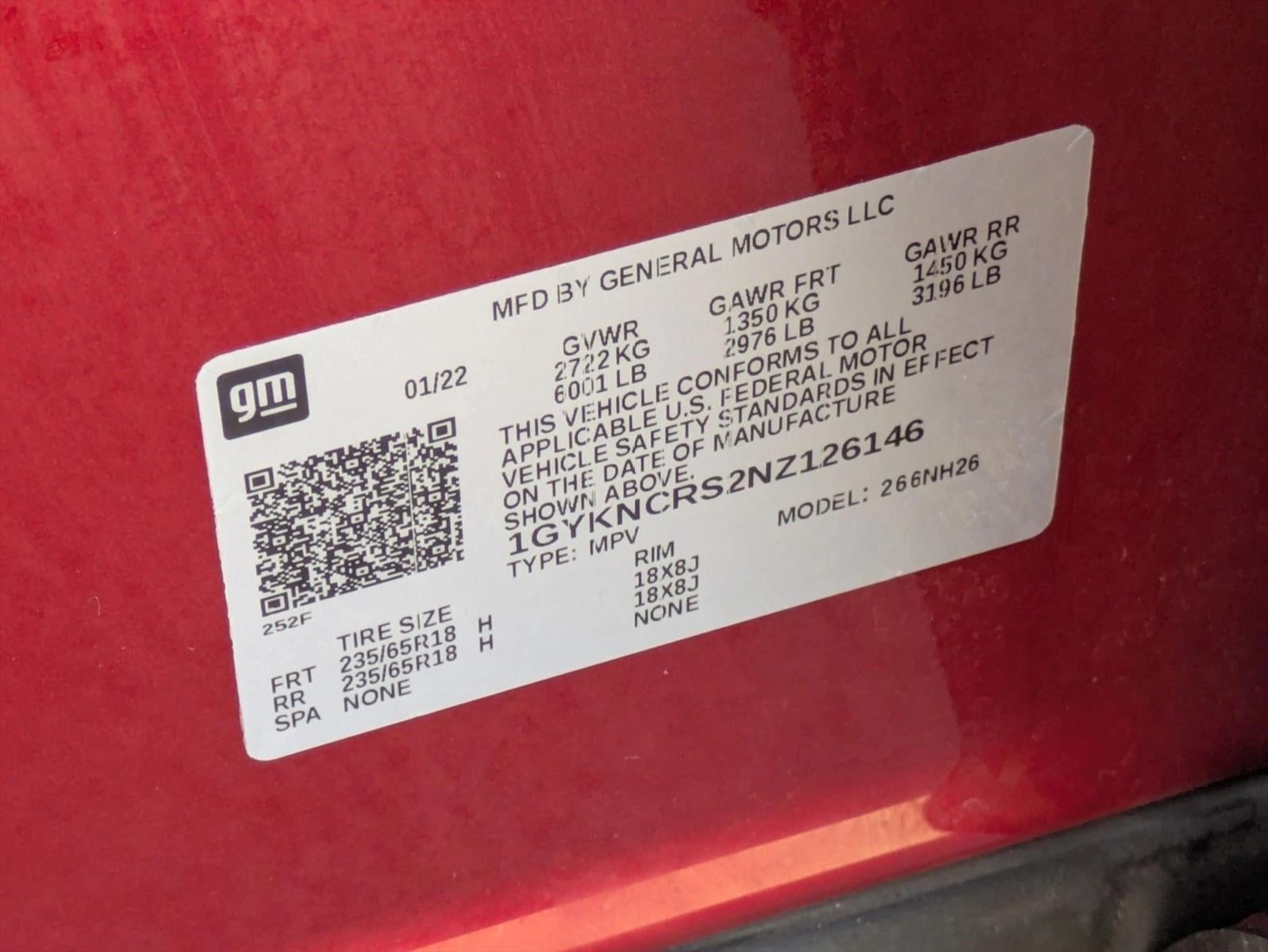 2022 Cadillac XT5 FWD 4dr Premium Luxury