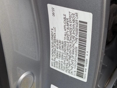 2022 Honda Accord Hybrid EX-L Sedan