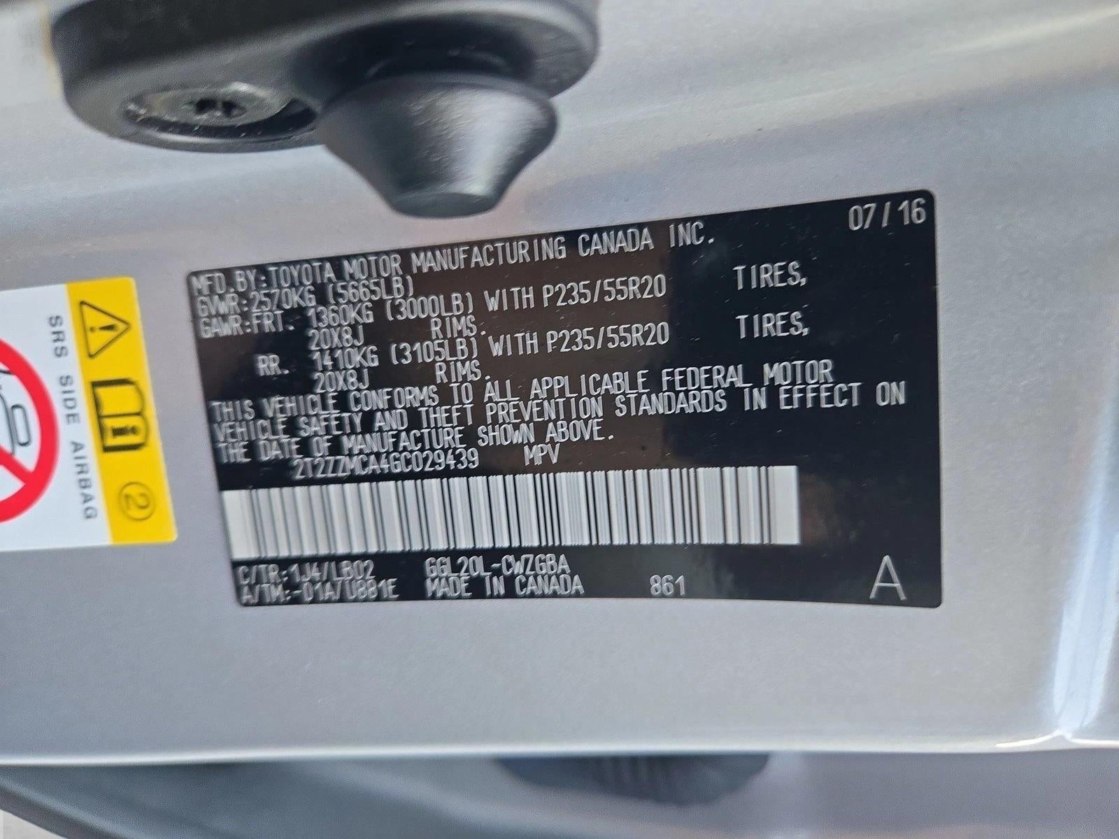 2016 Lexus RX 350 FWD 4dr