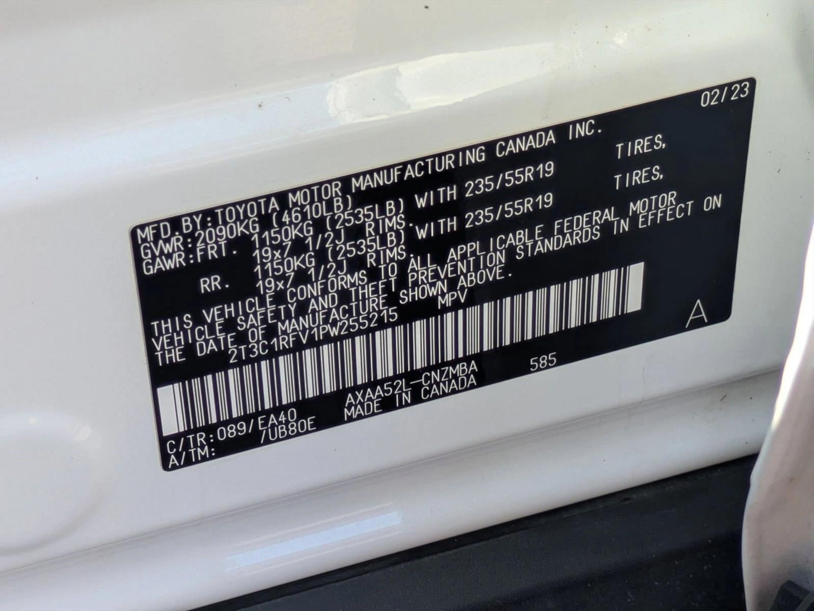 2023 Toyota RAV4 XLE Premium FWD (Natl)