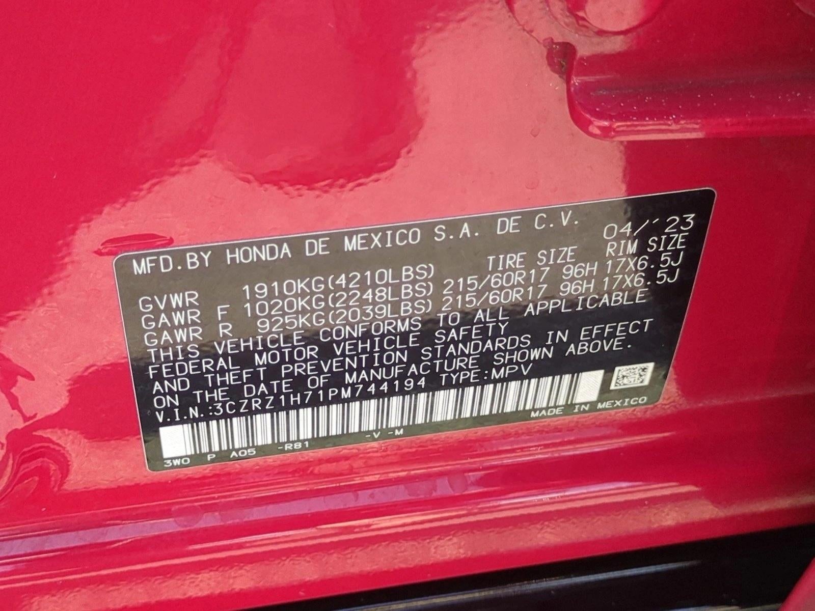 2023 Honda HR-V EX-L 2WD CVT