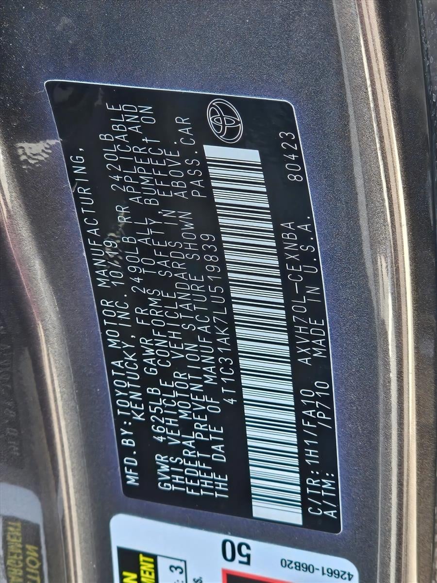 2020 Toyota Camry Hybrid LE CVT (Natl)