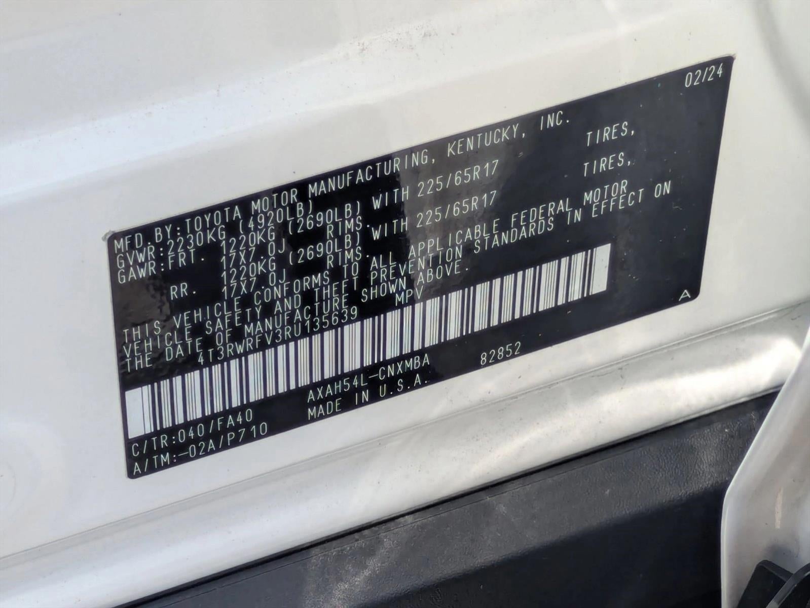 2024 Toyota RAV4 Hybrid XLE AWD (Natl)