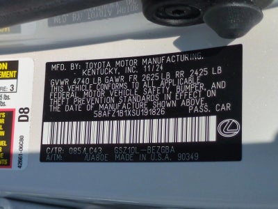 2025 Lexus ES 350 Ultra Luxury FWD