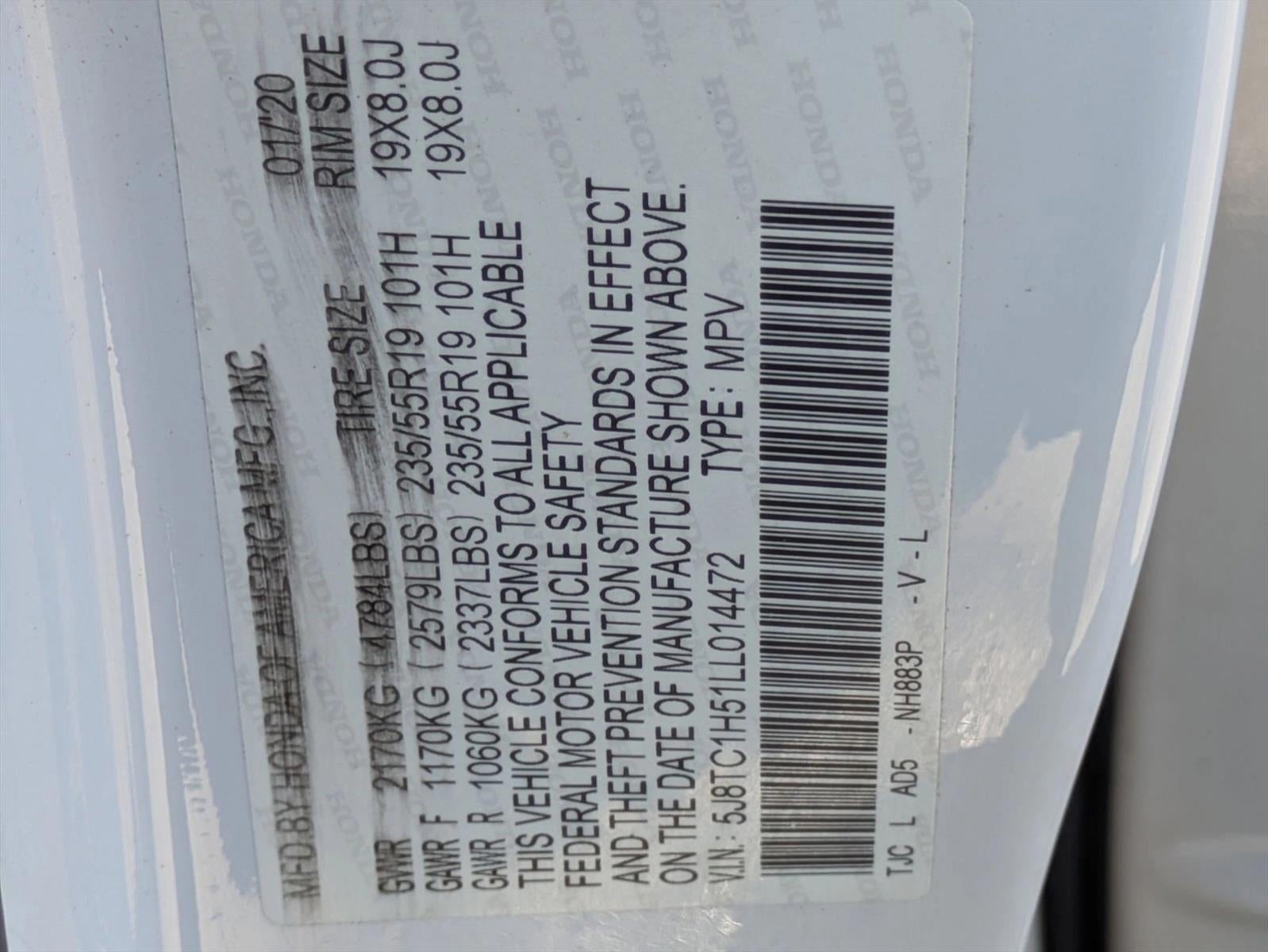 2020 Acura RDX FWD w/Technology Pkg