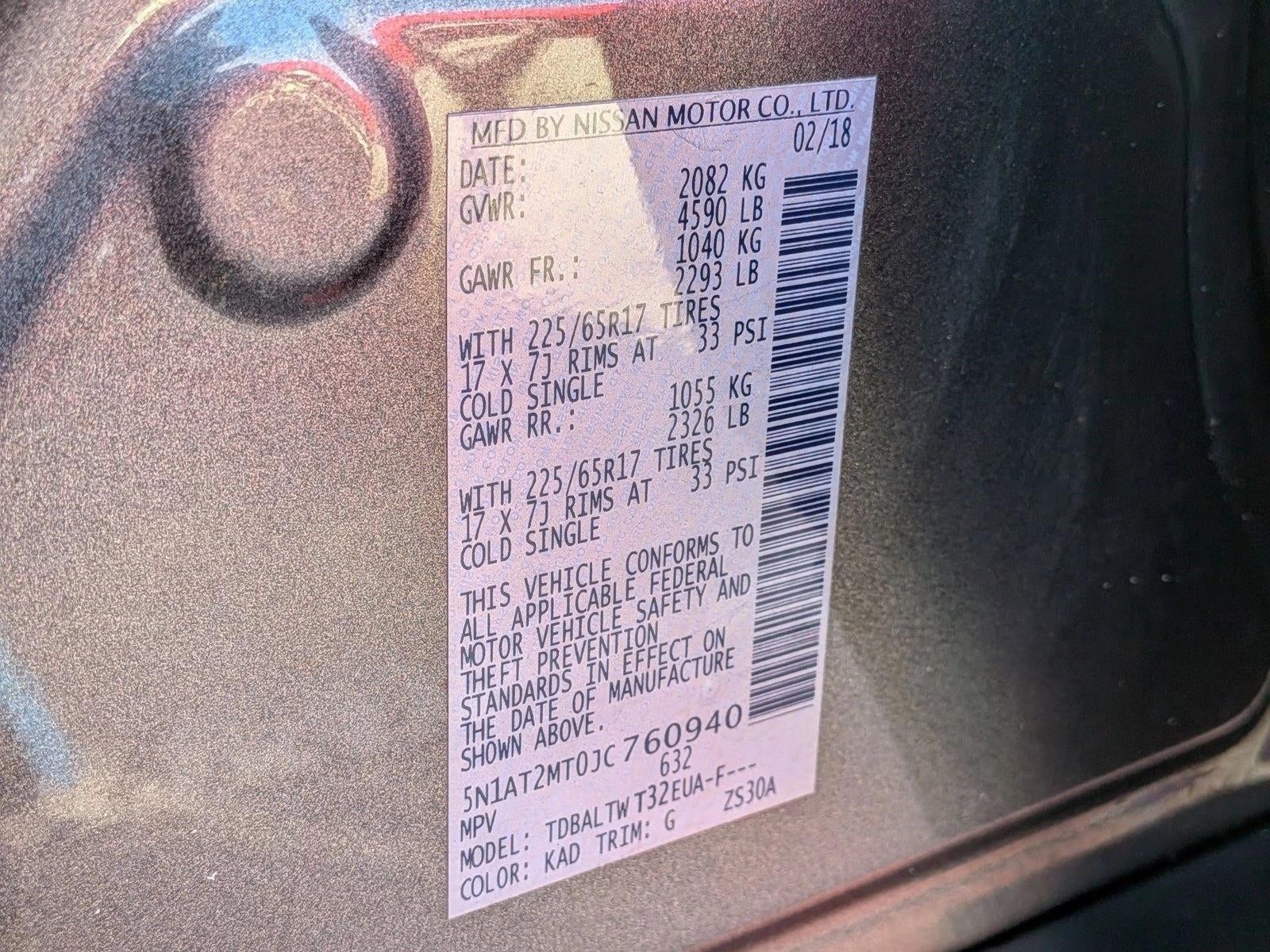 2018 Nissan Rogue FWD SV