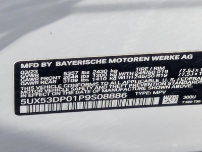 2023 BMW X3 xDrive30i Sports Activity Vehicle