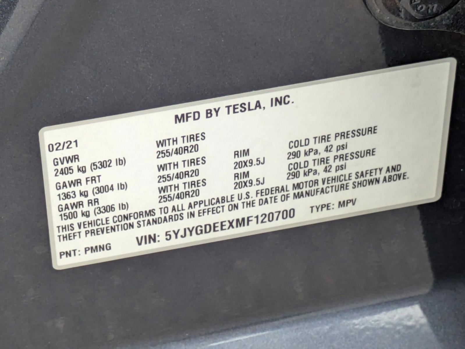 2021 Tesla Model Y Long Range AWD