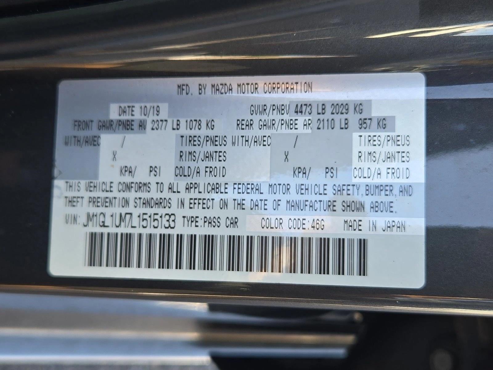 2020 Mazda Mazda6 Sport Auto