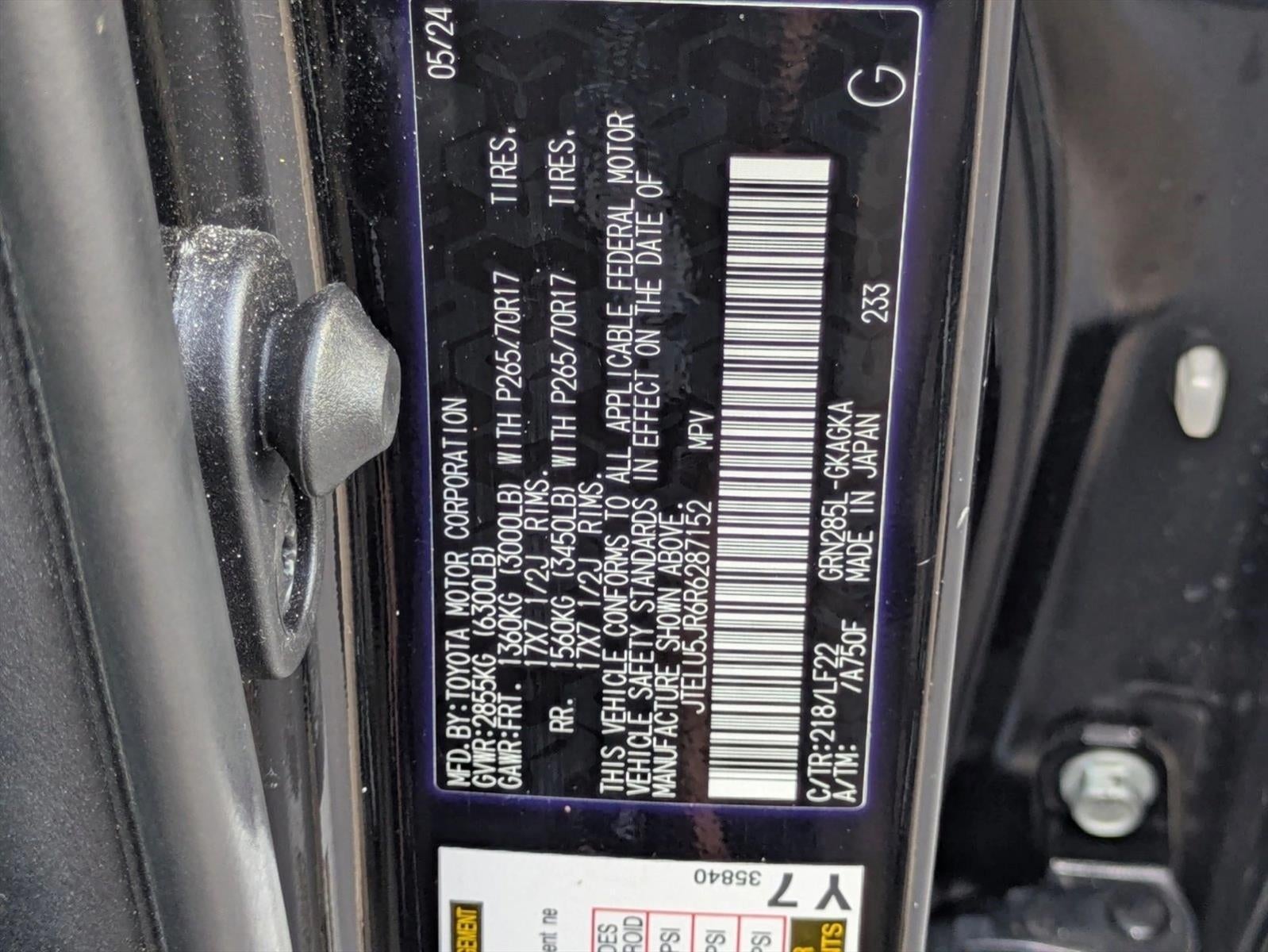 2024 Toyota 4Runner TRD Pro 4WD (Natl)