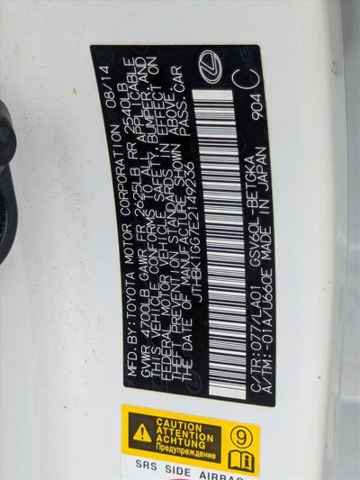 2014 Lexus ES 350 4dr Sdn