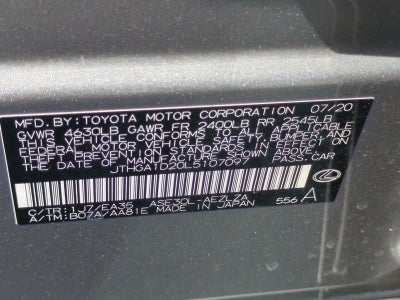 2020 Lexus IS 300 F SPORT RWD