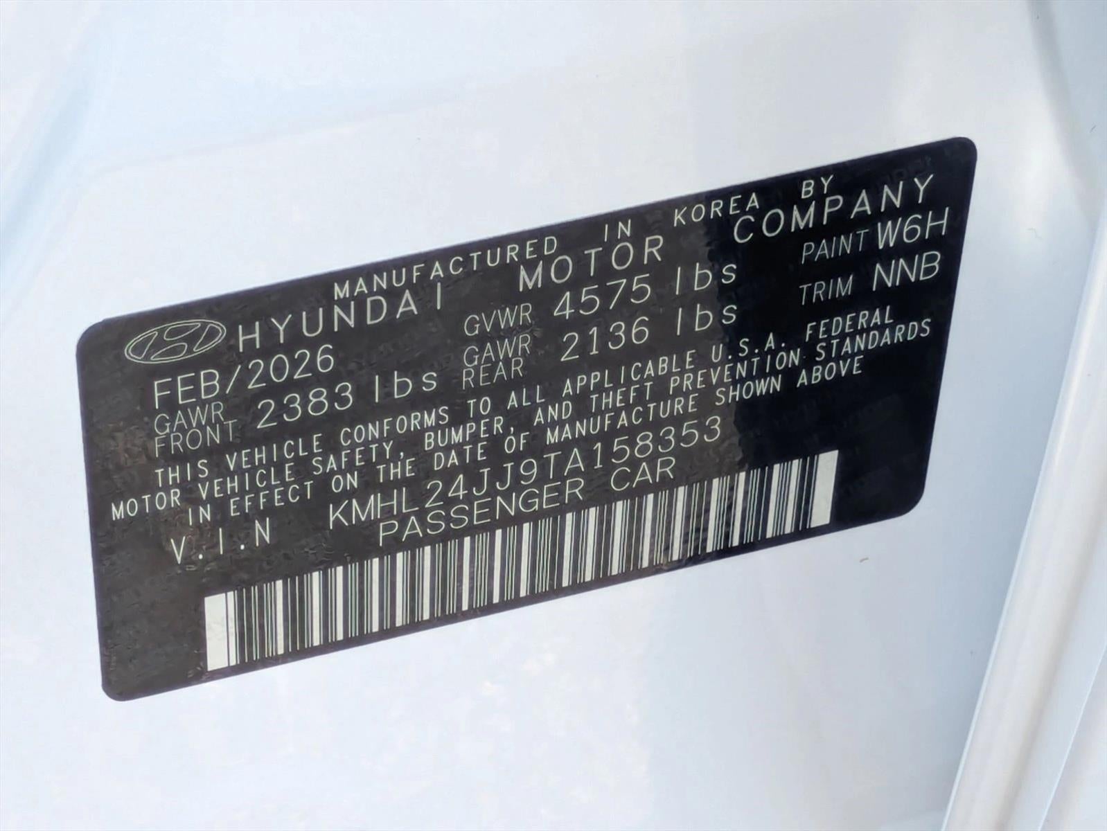 2026 Hyundai SONATA Hybrid Blue FWD