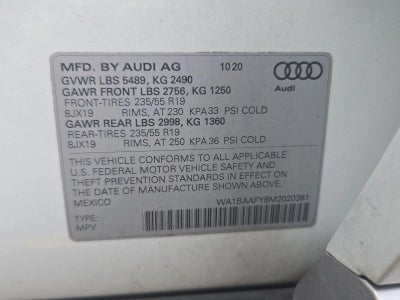 2021 Audi Q5 Premium Plus 45 TFSI quattro