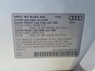 2021 Audi Q5 Premium Plus 45 TFSI quattro