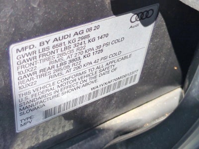 2021 Audi Q7 Prestige 55 TFSI quattro