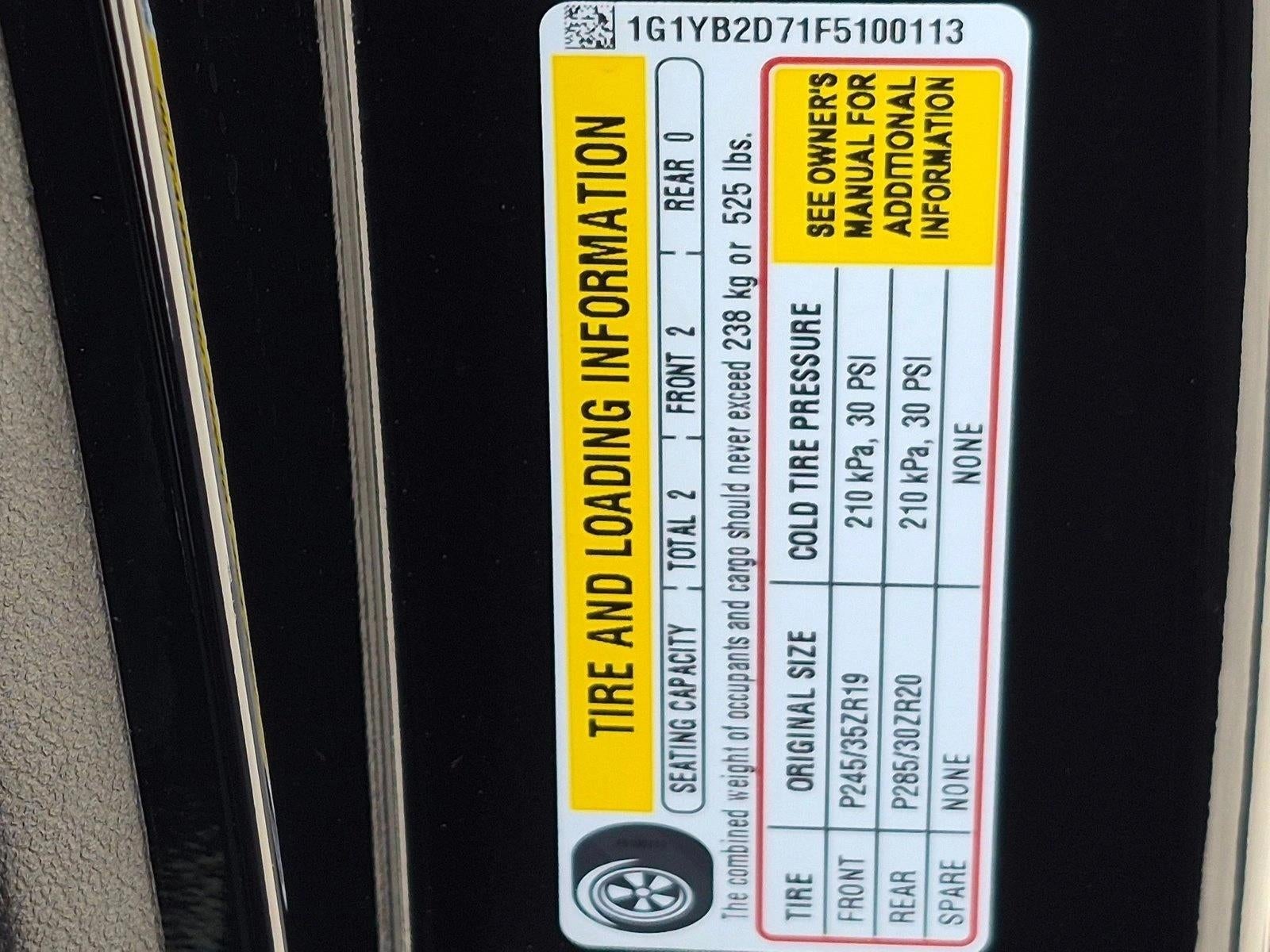 2015 Chevrolet Corvette Stingray Coupe 1LT