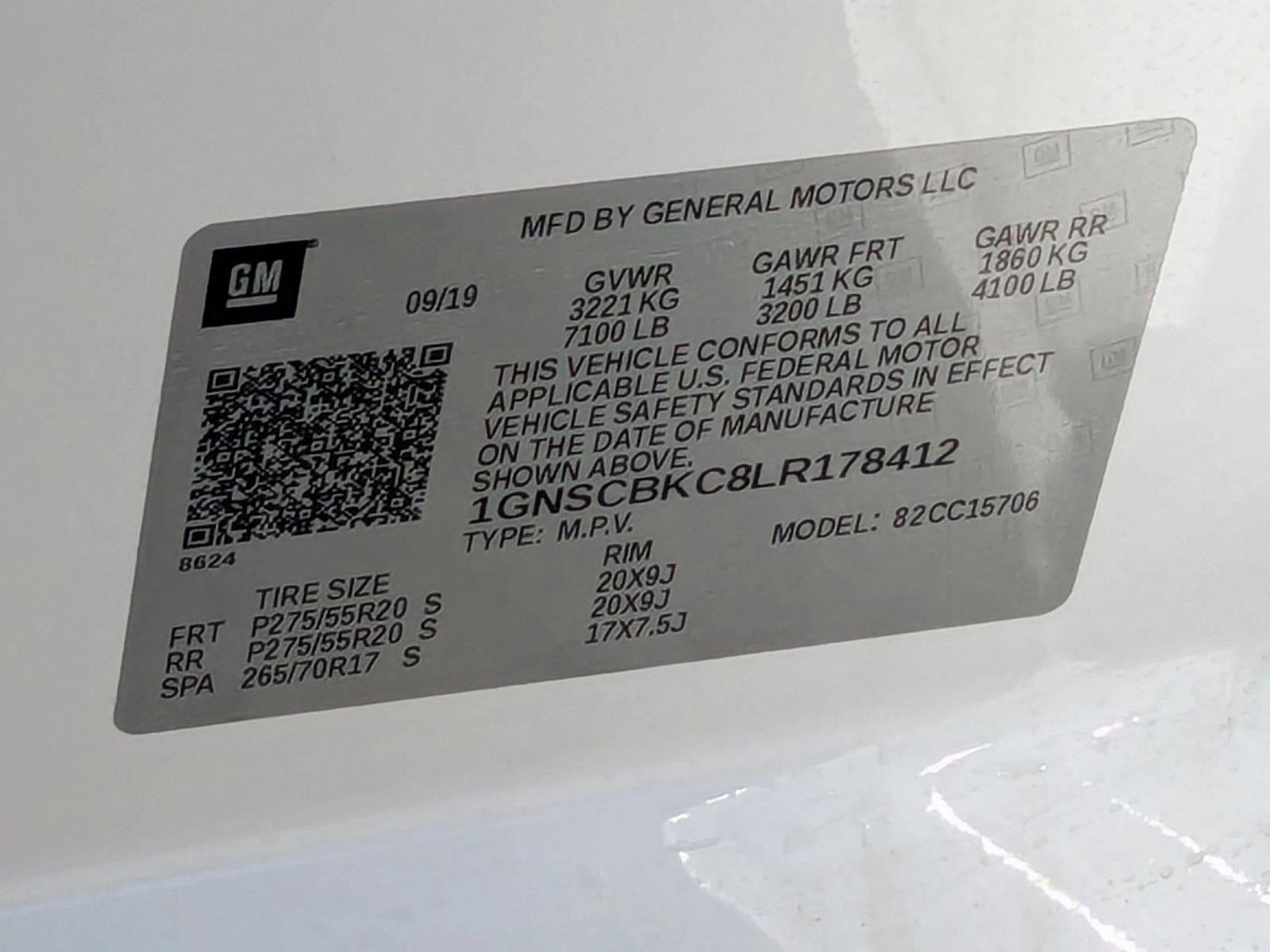 2020 Chevrolet Tahoe 2WD LT