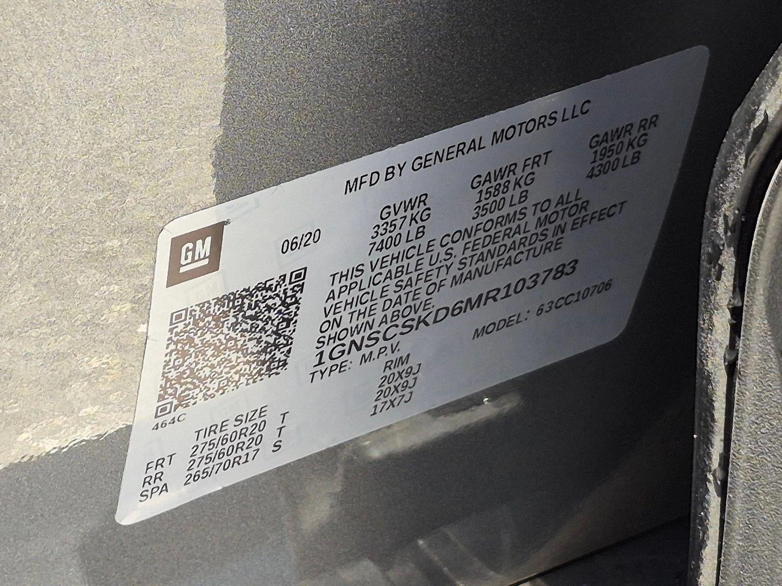 2021 Chevrolet Tahoe 2WD Premier