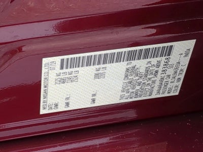 2019 Nissan Maxima SL 3.5L