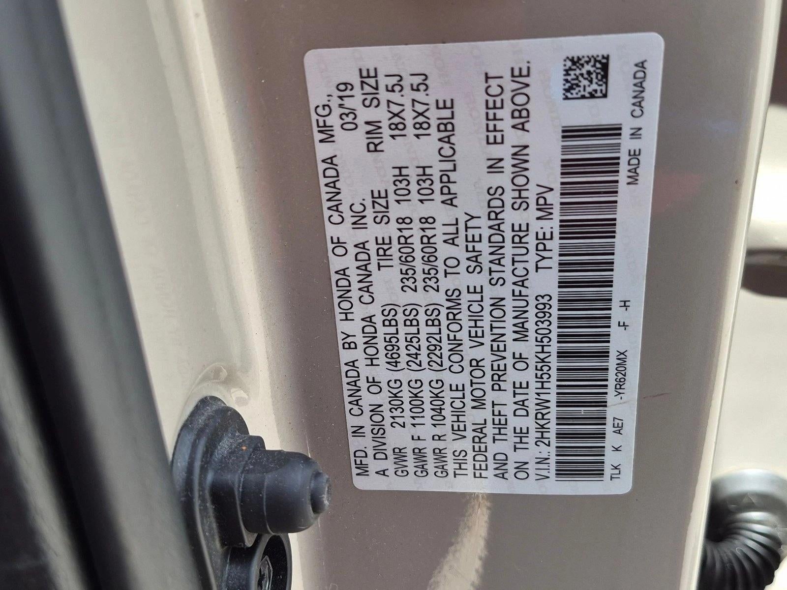 2019 Honda CR-V EX 2WD