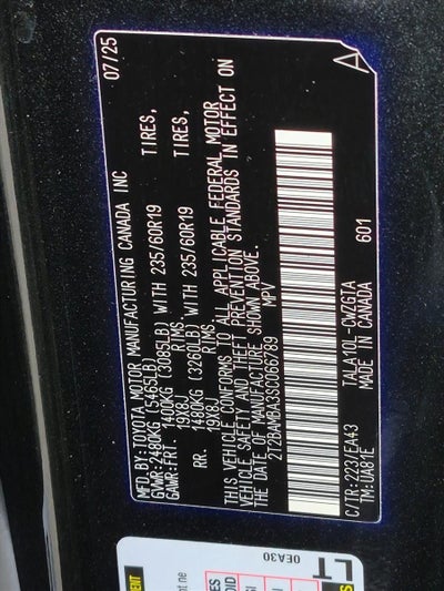 2025 Lexus RX 350 FWD