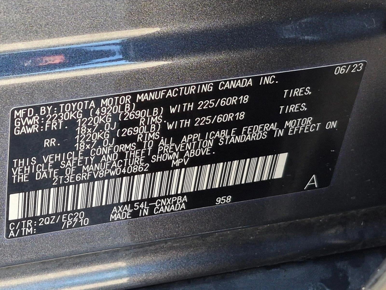 2023 Toyota RAV4 Hybrid XSE AWD (Natl)