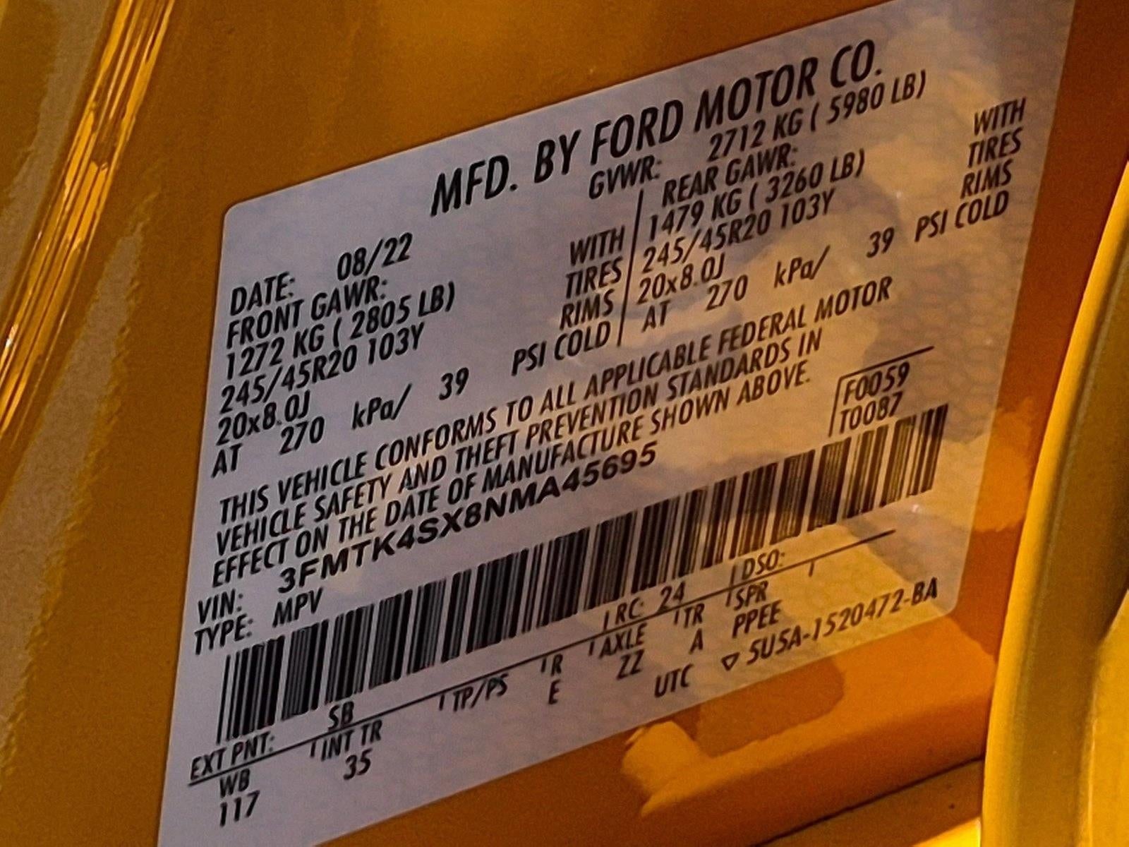 2022 Ford Mustang Mach-E GT AWD