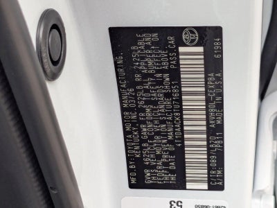 2026 Toyota Camry XSE (Natl)