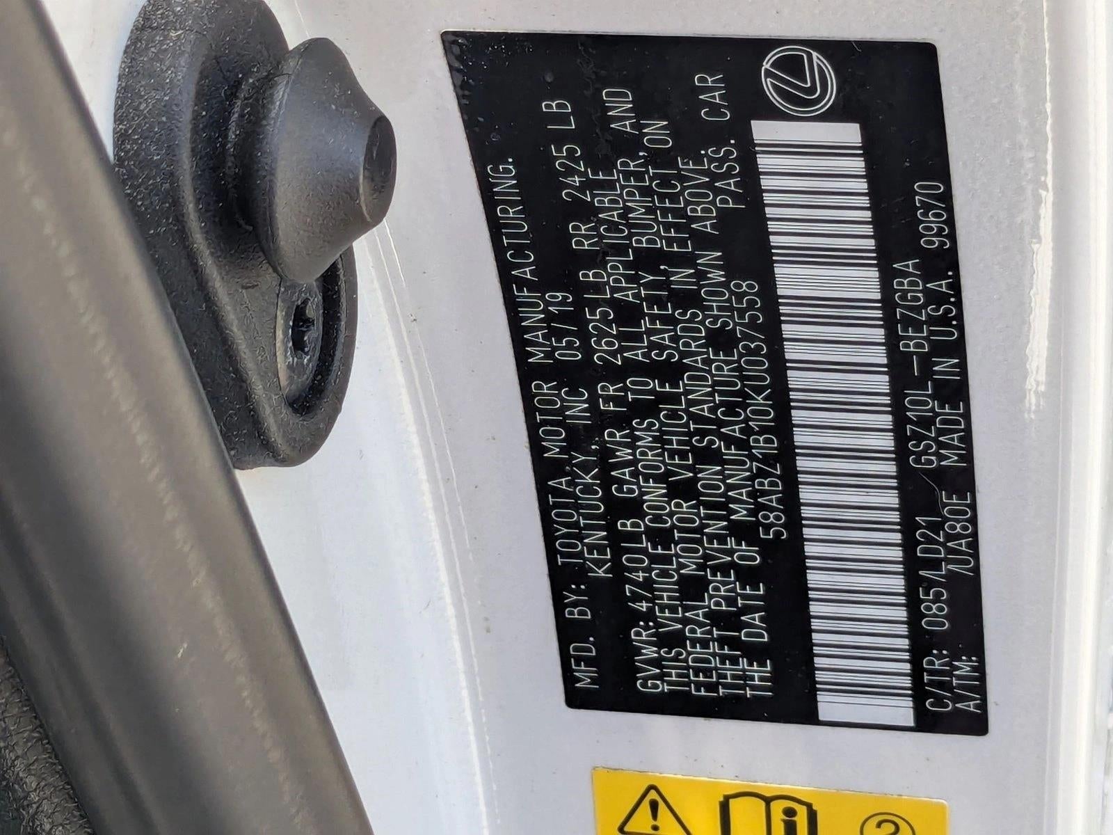 2019 Lexus ES 350 FWD