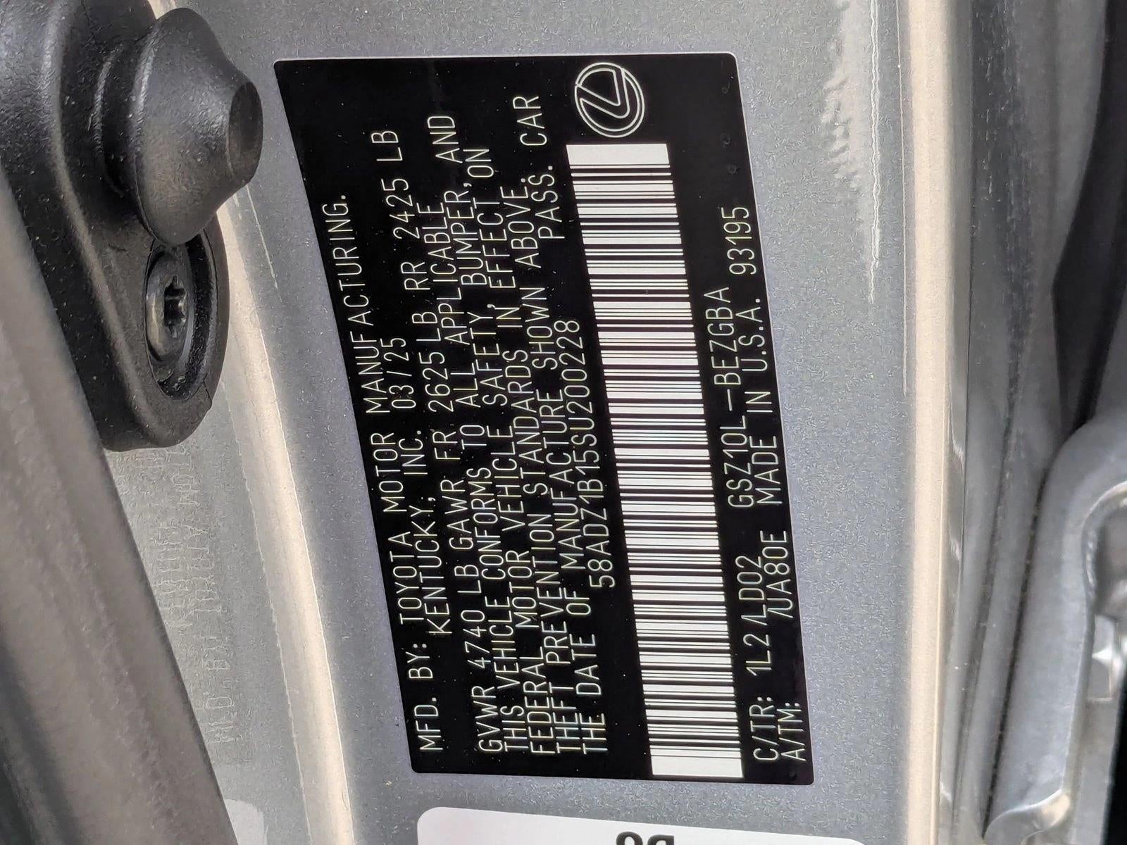 2025 Lexus ES 350 FWD