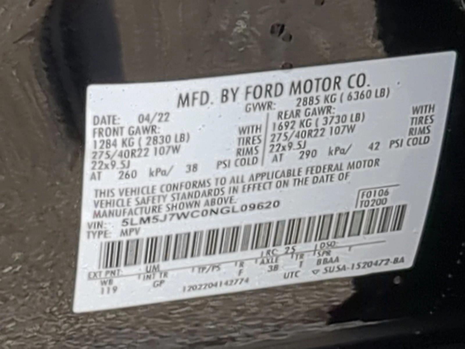 2022 Lincoln Aviator Reserve RWD