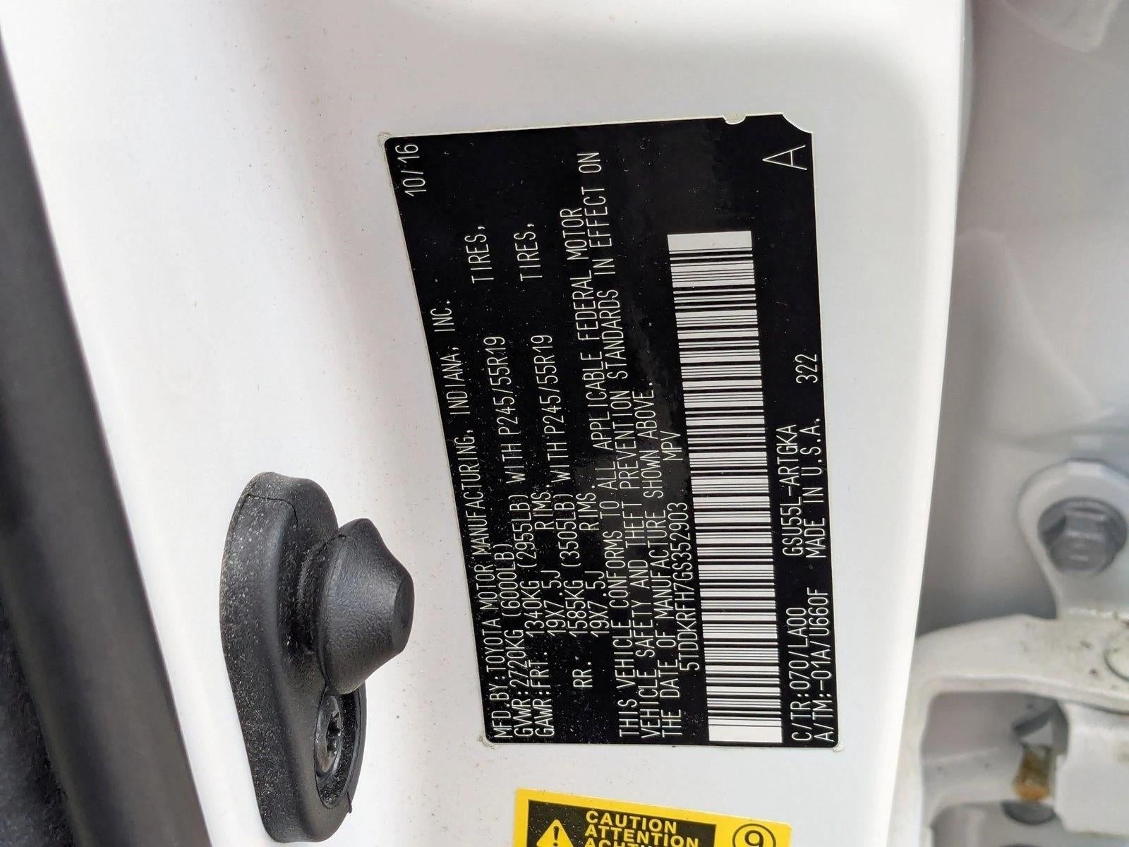 2016 Toyota Highlander AWD 4dr V6 Limited Platinum (Natl)