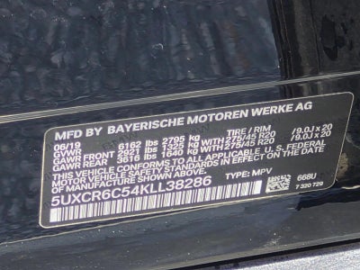 2019 BMW X5 xDrive40i Sports Activity Vehicle