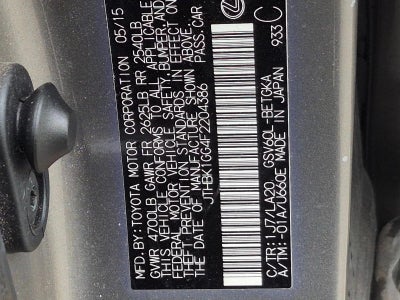 2015 Lexus ES 350 4dr Sdn