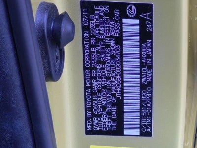 2011 Lexus CT 200h FWD 4dr Hybrid Premium