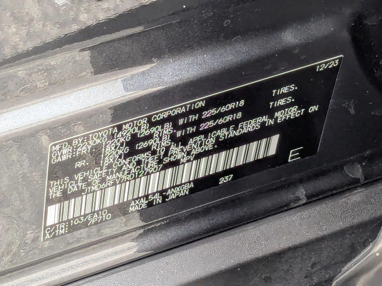 2024 Toyota RAV4 Hybrid Limited AWD (Natl)