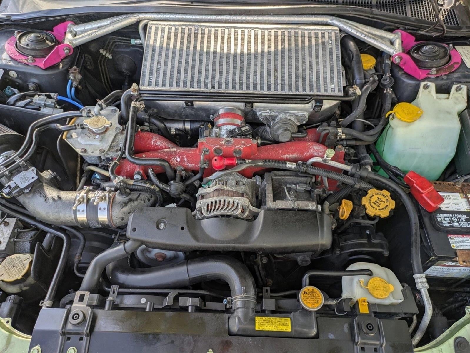 2004 Subaru Impreza Sedan WRX STi w/Gold Wheels