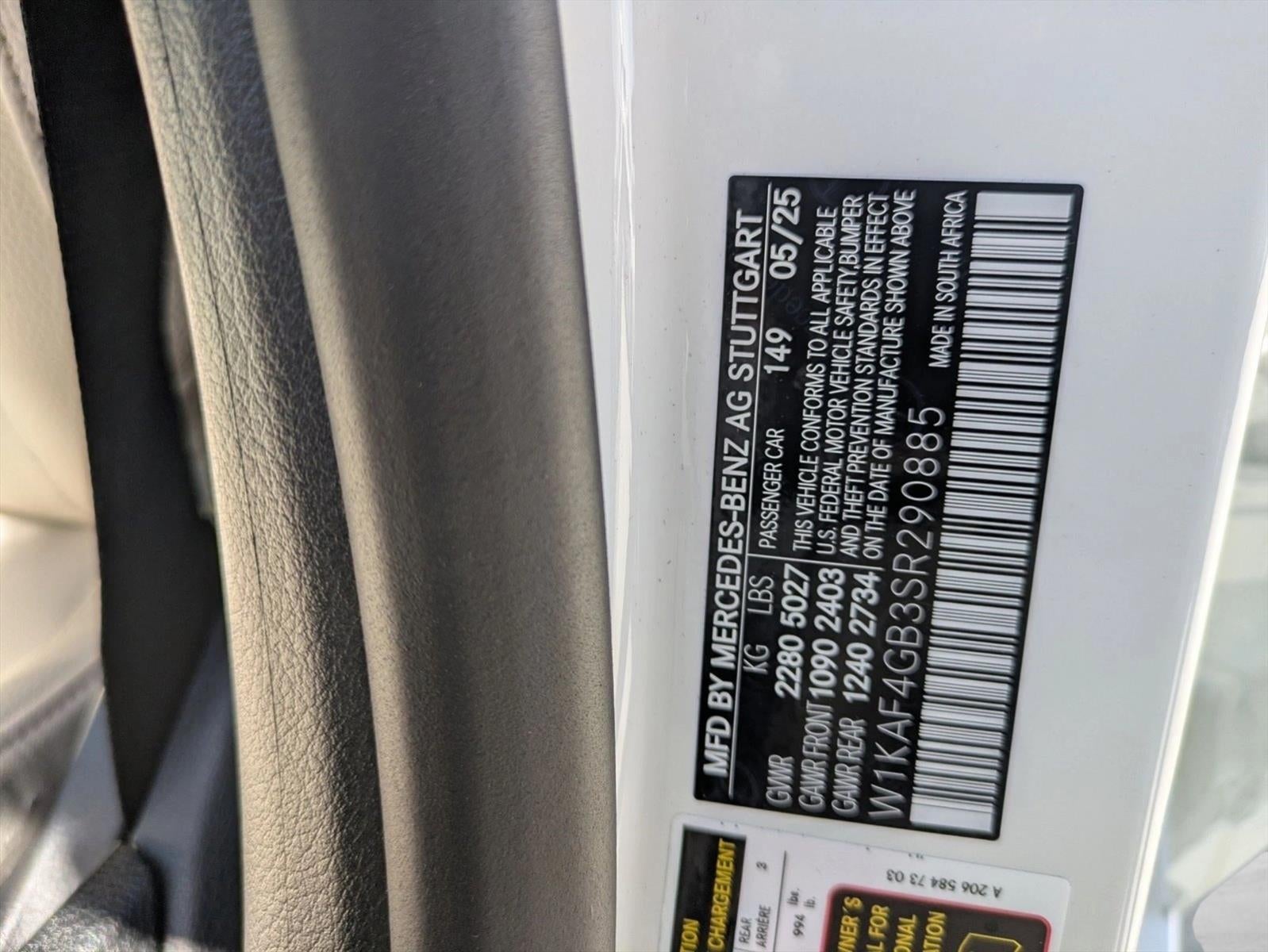 2025 Mercedes-Benz C-Class C 300 Sedan